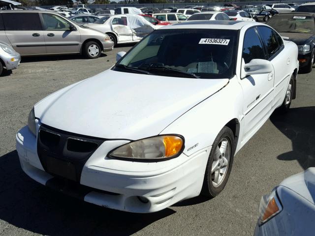 1G2NV52E0YM735423 - 2000 PONTIAC GRAND AM G WHITE photo 2