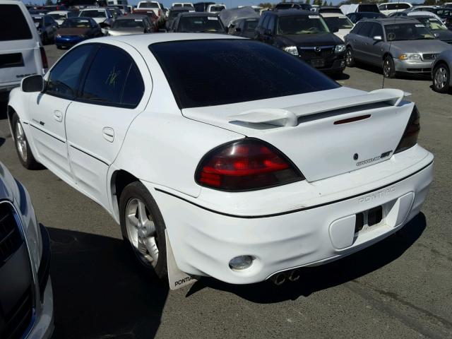 1G2NV52E0YM735423 - 2000 PONTIAC GRAND AM G WHITE photo 3