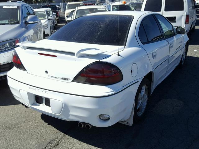 1G2NV52E0YM735423 - 2000 PONTIAC GRAND AM G WHITE photo 4