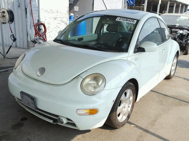 3VWCB21C72M459583 - 2002 VOLKSWAGEN NEW BEETLE მწვანე ფოტო 2
