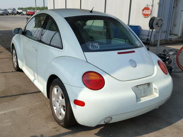 3VWCB21C72M459583 - 2002 VOLKSWAGEN NEW BEETLE მწვანე ფოტო 3