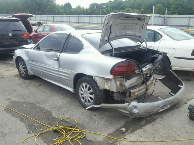 1G2NF12T81M561918 - 2001 PONTIAC GRAND AM S SILVER photo 3