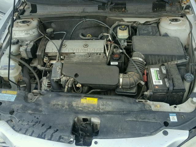 1G2NF12T81M561918 - 2001 PONTIAC GRAND AM S SILVER photo 7