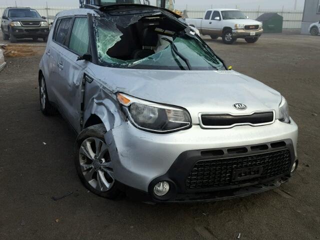 KNDJP3A52E7705747 - 2014 KIA SOUL + GRAY photo 1