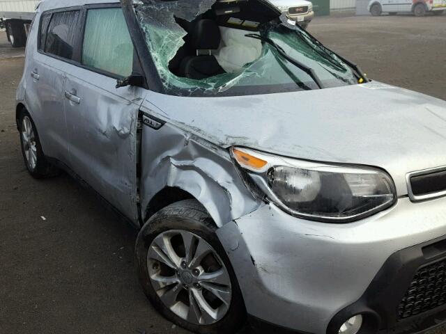 KNDJP3A52E7705747 - 2014 KIA SOUL + GRAY photo 9