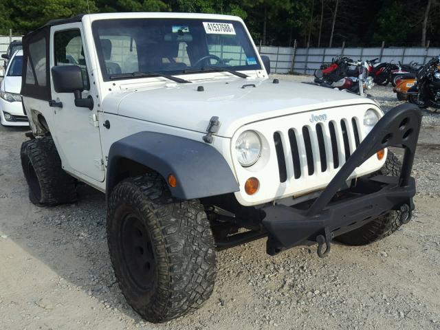 1J4AA2D12AL107464 - 2010 JEEP WRANGLER S WHITE photo 1