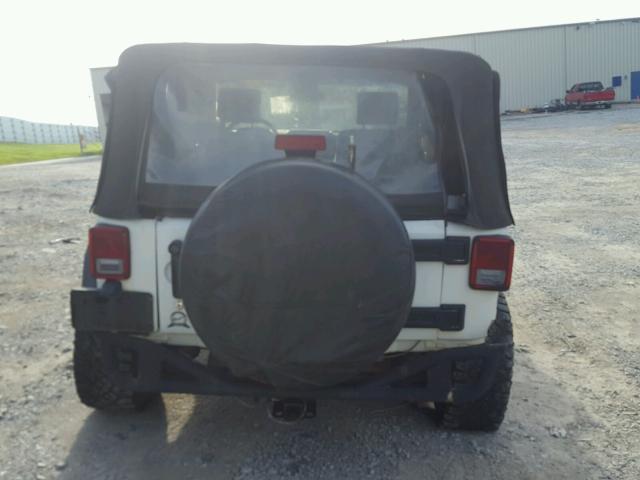 1J4AA2D12AL107464 - 2010 JEEP WRANGLER S WHITE photo 6