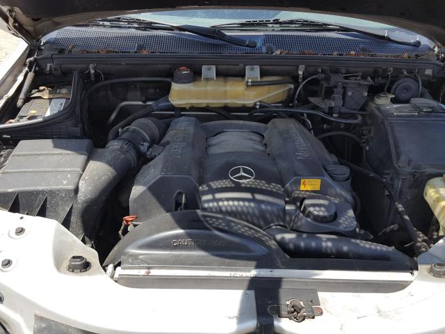 4JGAB54E61A266888 - 2001 MERCEDES-BENZ ML 320 SILVER photo 7