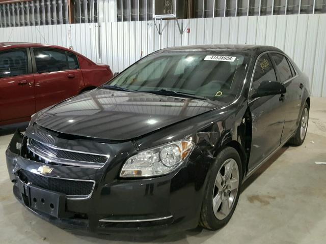 1G1ZH57BX84262190 - 2008 CHEVROLET MALIBU 1LT შავი ფოტო 2