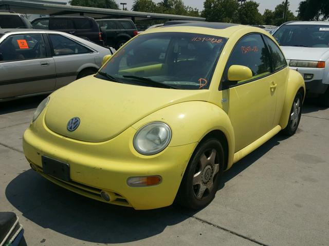 3VWCD21C0YM468242 - 2000 VOLKSWAGEN NEW BEETLE Sarı foto 2