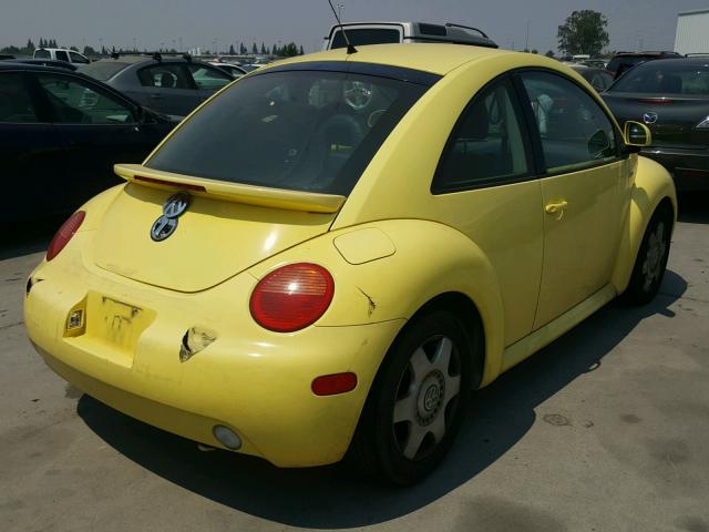 3VWCD21C0YM468242 - 2000 VOLKSWAGEN NEW BEETLE Sarı foto 4