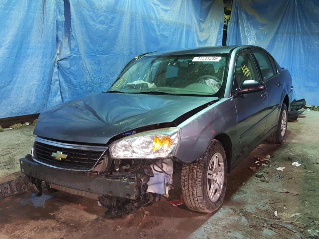 1G1ZS51F76F257916 - 2006 CHEVROLET MALIBU LS ნაცრისფერი ფოტო 2