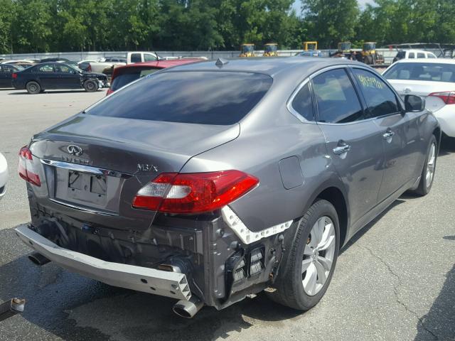 JN1BY1AR9BM372410 - 2011 INFINITI M37 X BEIGE photo 4