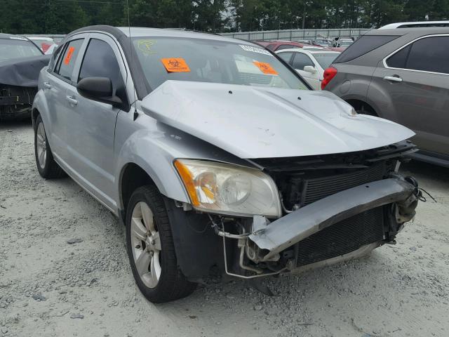 1B3CB4HA0AD555537 - 2010 DODGE CALIBER SX SILVER photo 1