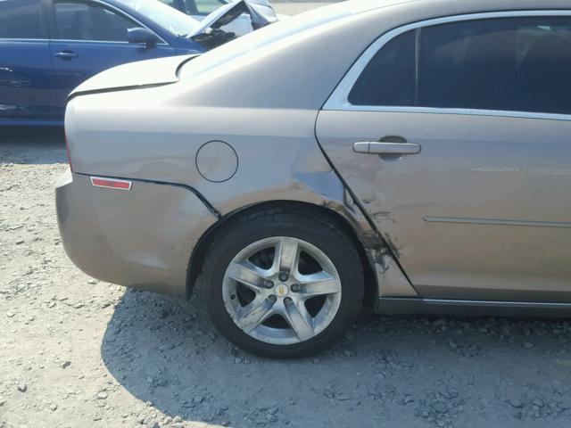 1G1ZC5E08AF201236 - 2010 CHEVROLET MALIBU 1LT 金色 照片 9