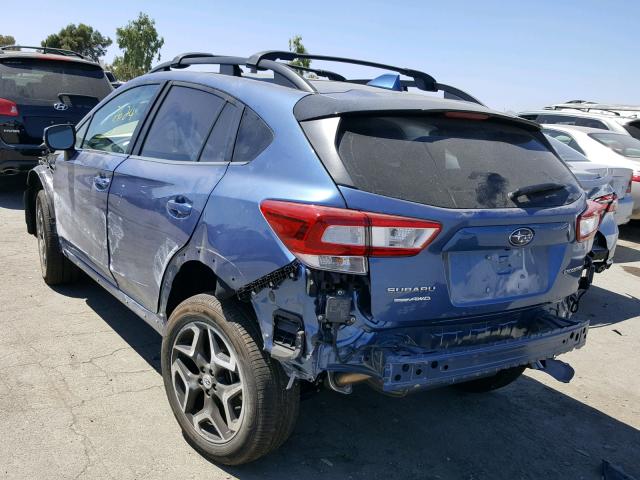 JF2GTAMCXJ8310483 - 2018 SUBARU CROSSTREK BLUE photo 3