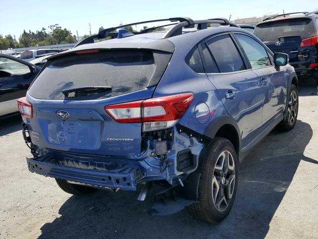 JF2GTAMCXJ8310483 - 2018 SUBARU CROSSTREK BLUE photo 4