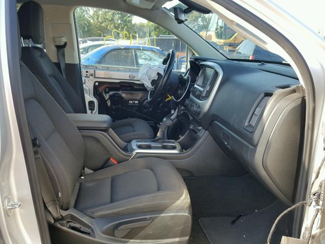 1GCGSCE39G1362698 - 2016 CHEVROLET COLORADO L SILVER photo 5