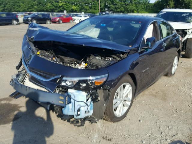 1G1ZJ5SU0HE104443 - 2017 CHEVROLET MALIBU HYB BLUE photo 2