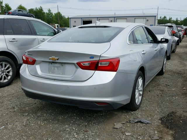 1G1ZJ5SU6GF289161 - 2016 CHEVROLET MALIBU HYB SILVER photo 4