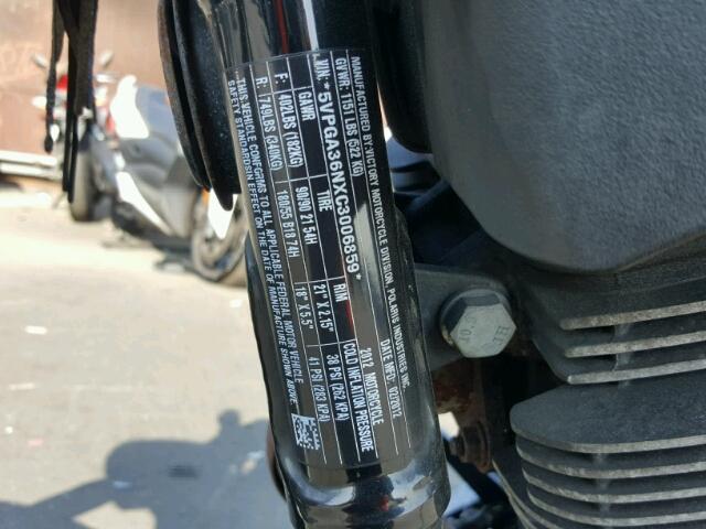 5VPGA36NXC3006859 - 2012 VICTORY MOTORCYCLES VEGAS 8-BA BLACK photo 10