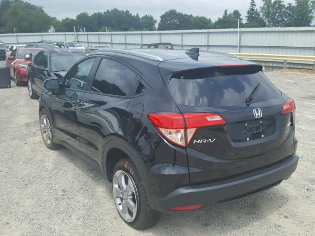 3CZRU6H7XHM717413 - 2017 HONDA HR-V EXL BLACK photo 3