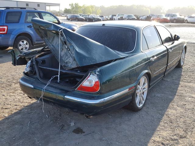 SAJWA73BX4TG15872 - 2004 JAGUAR XJR S GREEN photo 4