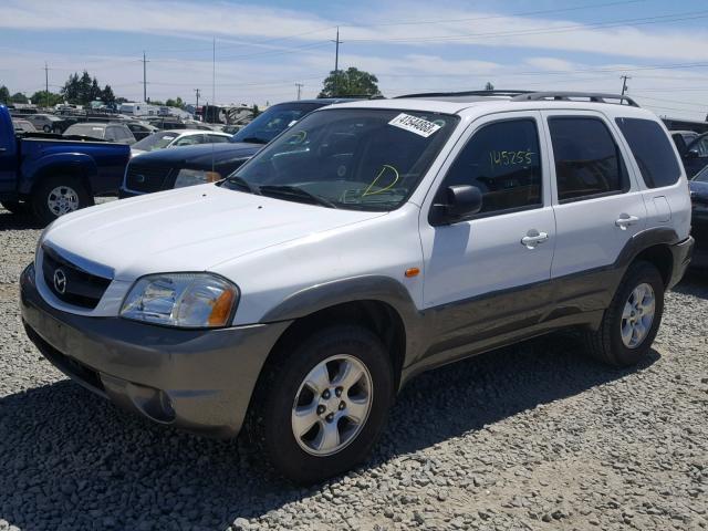 4F2CZ96113KM35996 - 2003 MAZDA TRIBUTE ES WHITE photo 2