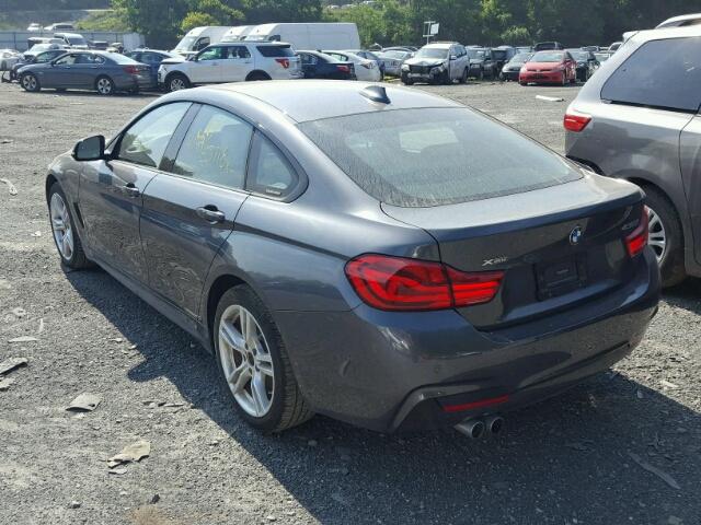 WBA4J3C5XJBG91289 - 2018 BMW 430XI GRAN GRAY photo 3