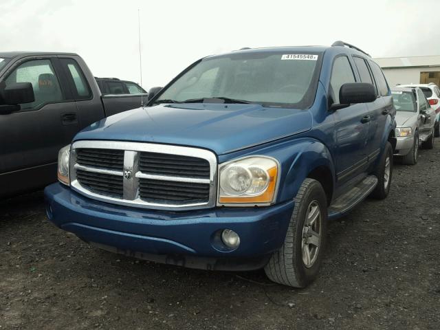 1D4HD58N24F224929 - 2004 DODGE DURANGO LI BLUE photo 2