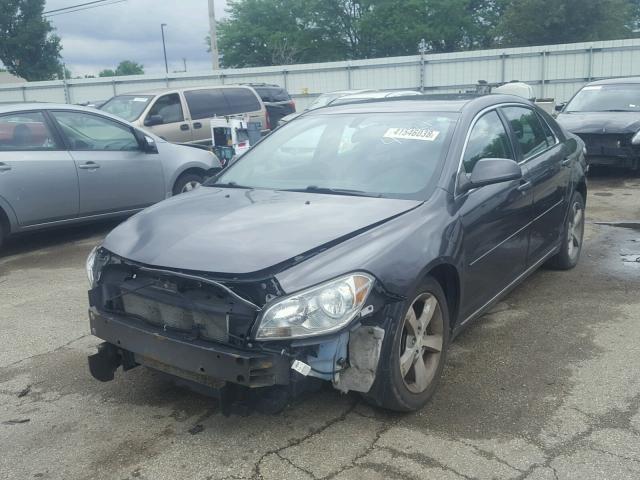 1G1ZC5EU7BF194221 - 2011 CHEVROLET MALIBU 1LT ნაცრისფერი ფოტო 2