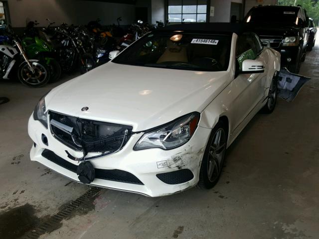 WDDKK6FFXFF303977 - 2015 MERCEDES-BENZ E 400 WHITE photo 2