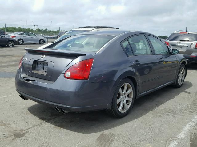 1N4BA41E07C816941 - 2007 NISSAN MAXIMA SE GRAY photo 4