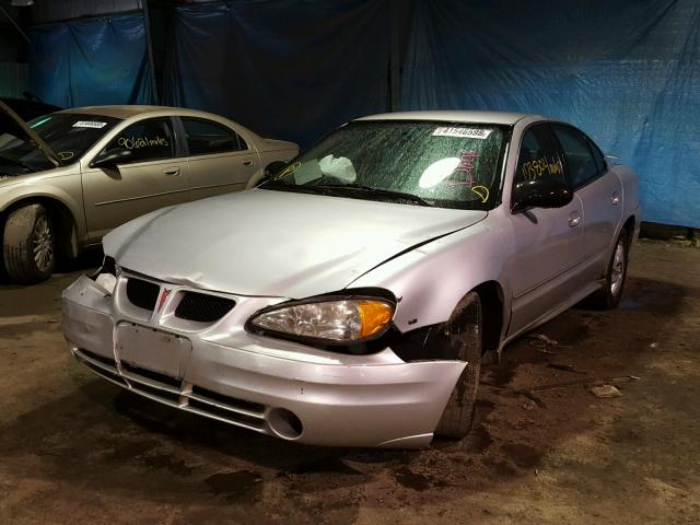 1G2NF52E64M538005 - 2004 PONTIAC GRAND AM S SILVER photo 2