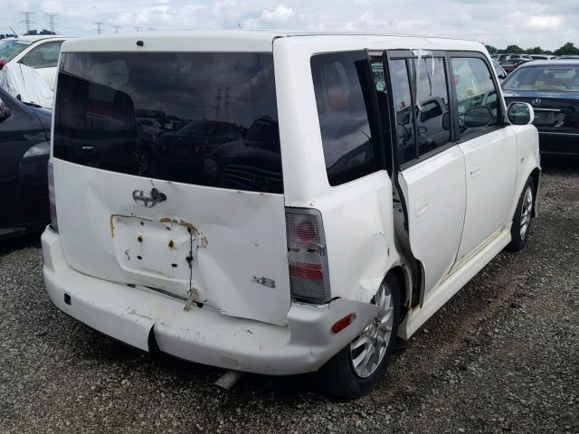 JTLKT324464115398 - 2006 TOYOTA SCION WHITE photo 4