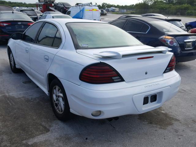1G2NG52E04M518927 - 2004 PONTIAC GRAND AM S 白色 照片 3