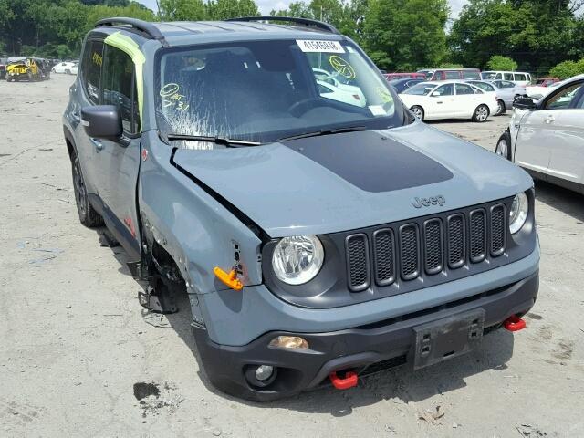 ZACCJBCT0FPB62856 - 2015 JEEP RENEGADE T GRAY photo 1