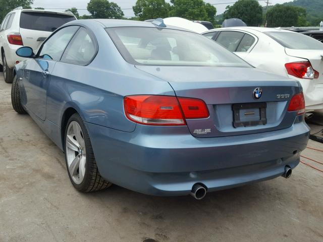 WBAWB73549P047134 - 2009 BMW 335 I BLUE photo 3