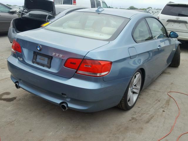 WBAWB73549P047134 - 2009 BMW 335 I BLUE photo 4