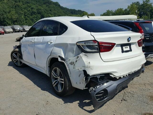 5UXKU2C52G0N82076 - 2016 BMW X6 XDRIVE3 WHITE photo 3
