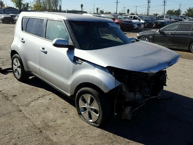 KNDJN2A26E7701061 - 2014 KIA SOUL SILVER photo 1