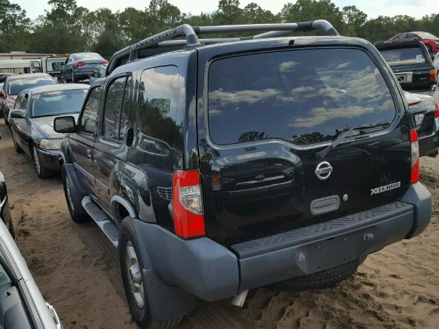 5N1ED28T43C702101 - 2003 NISSAN XTERRA BLACK photo 3