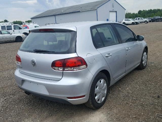 WVWDA7AJ3BW106344 - 2011 VOLKSWAGEN GOLF 银色 照片 4