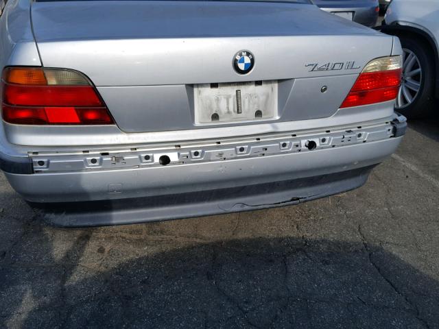 WBAGJ8323WDM14749 - 1998 BMW 740 IL SILVER photo 9