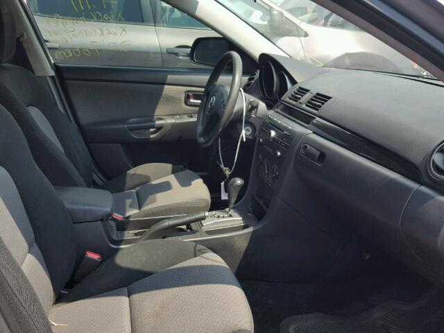 JM1BK12F361466549 - 2006 MAZDA 3 I SILVER photo 5