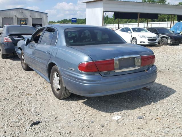 1G4HP54K11U220101 - 2001 BUICK LESABRE CU BLUE photo 3