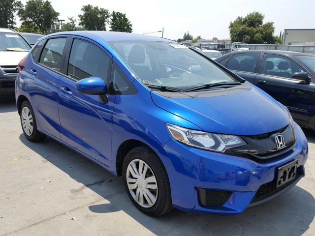 3HGGK5H55HM712987 - 2017 HONDA FIT LX BLUE photo 1