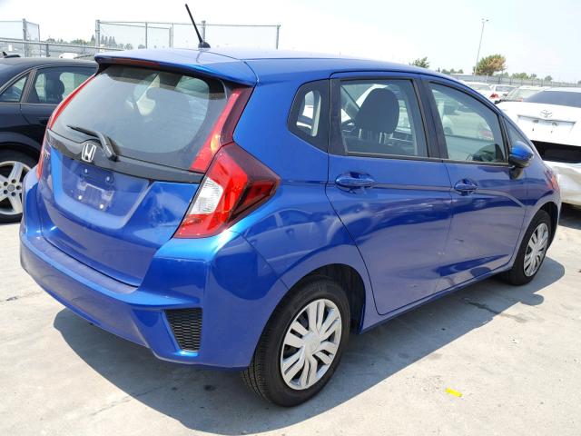 3HGGK5H55HM712987 - 2017 HONDA FIT LX BLUE photo 4