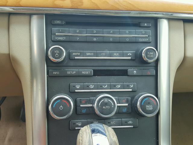 1LNHM93R09G628338 - 2009 LINCOLN MKS RED photo 9