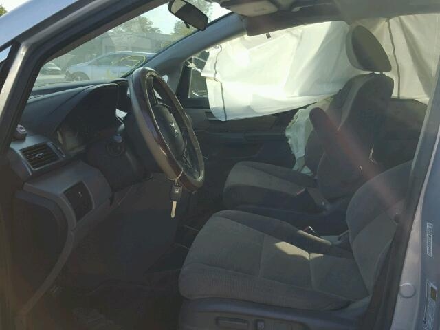5FNRL5H25DB072904 - 2013 HONDA ODYSSEY LX SILVER photo 5